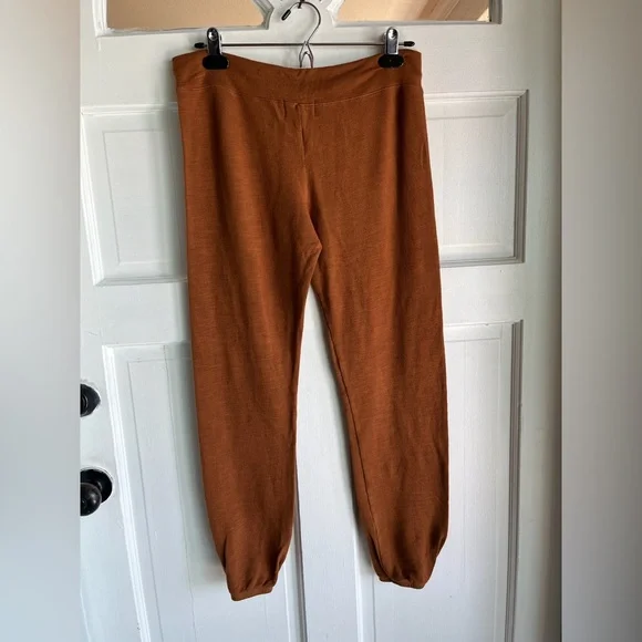 NWT Monrow Supersoft Vintage Brown Casual Jogger Pants